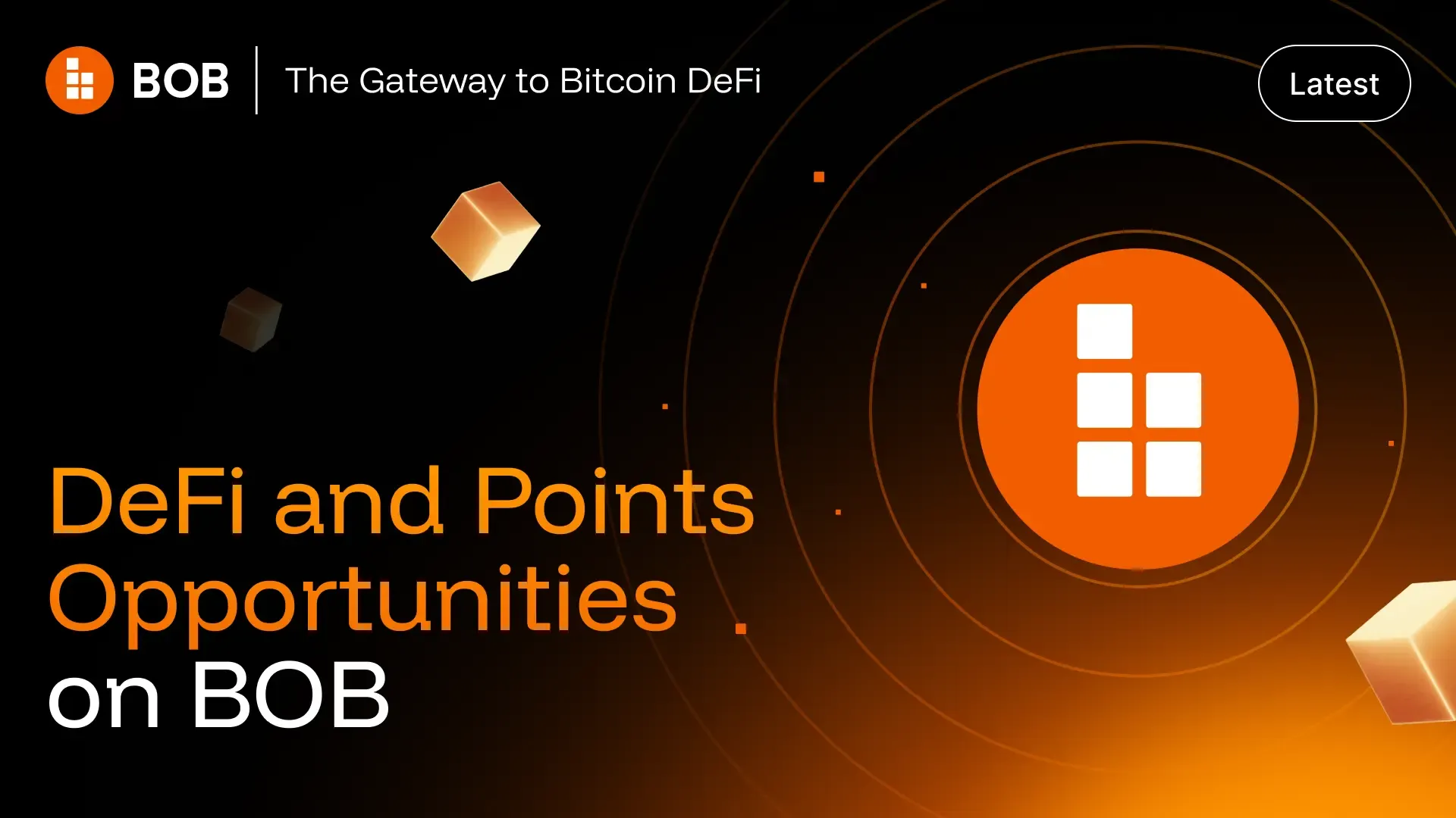 The latest BTCFi opportunities on BOB - September 2025