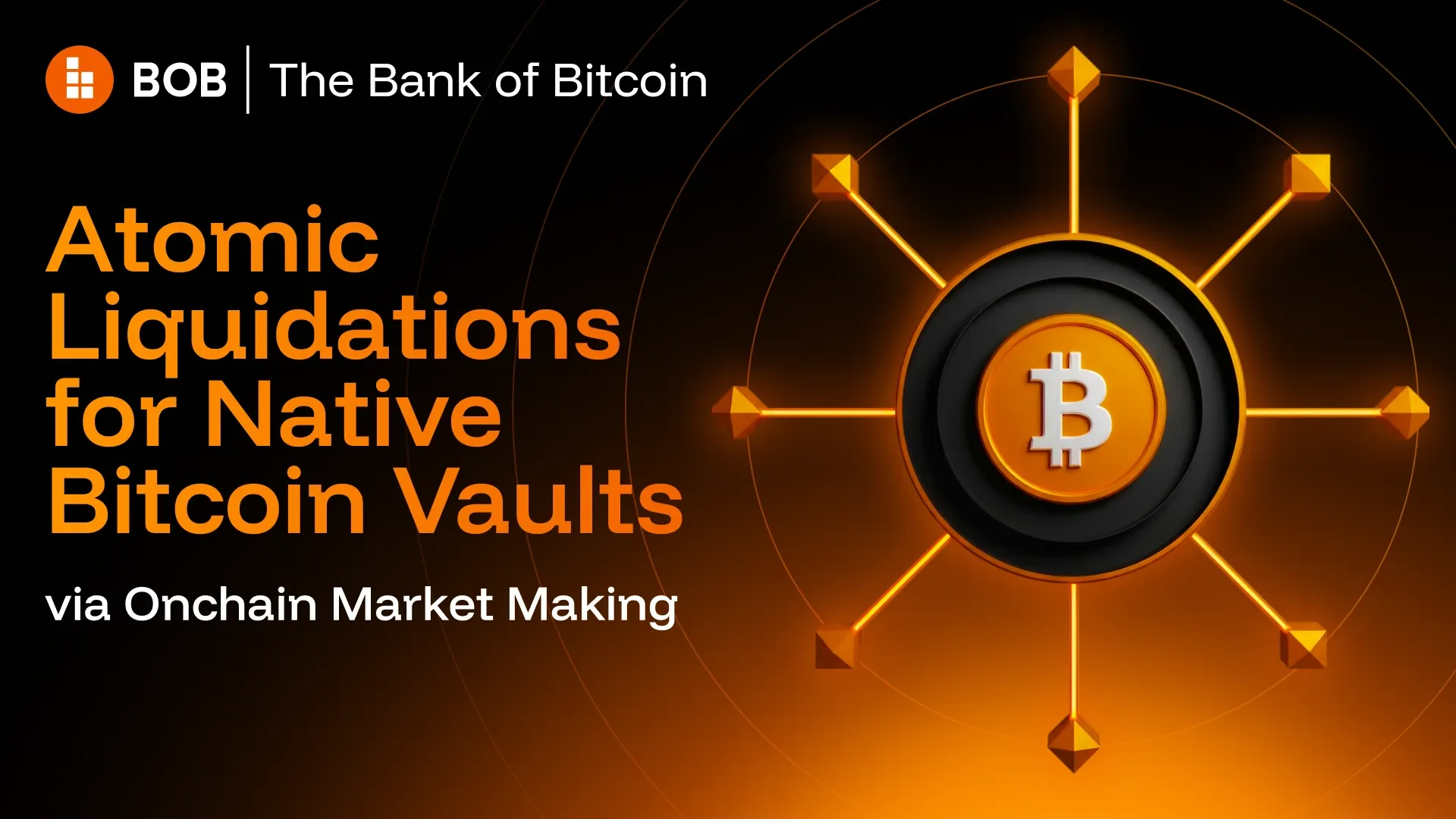Atomic Liquidations for Native Bitcoin Vaults via Onchain Market Making